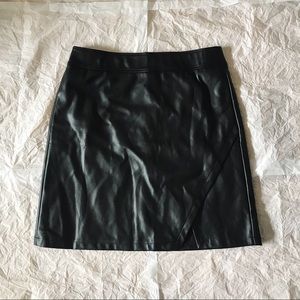 SOLD! Faux Leather Skirt | LOFT | NWT